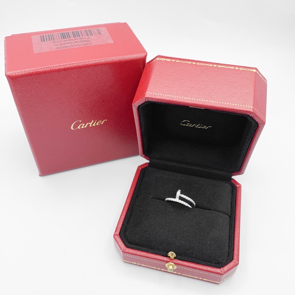 Juste un clou ring size 7 SM WG diamond