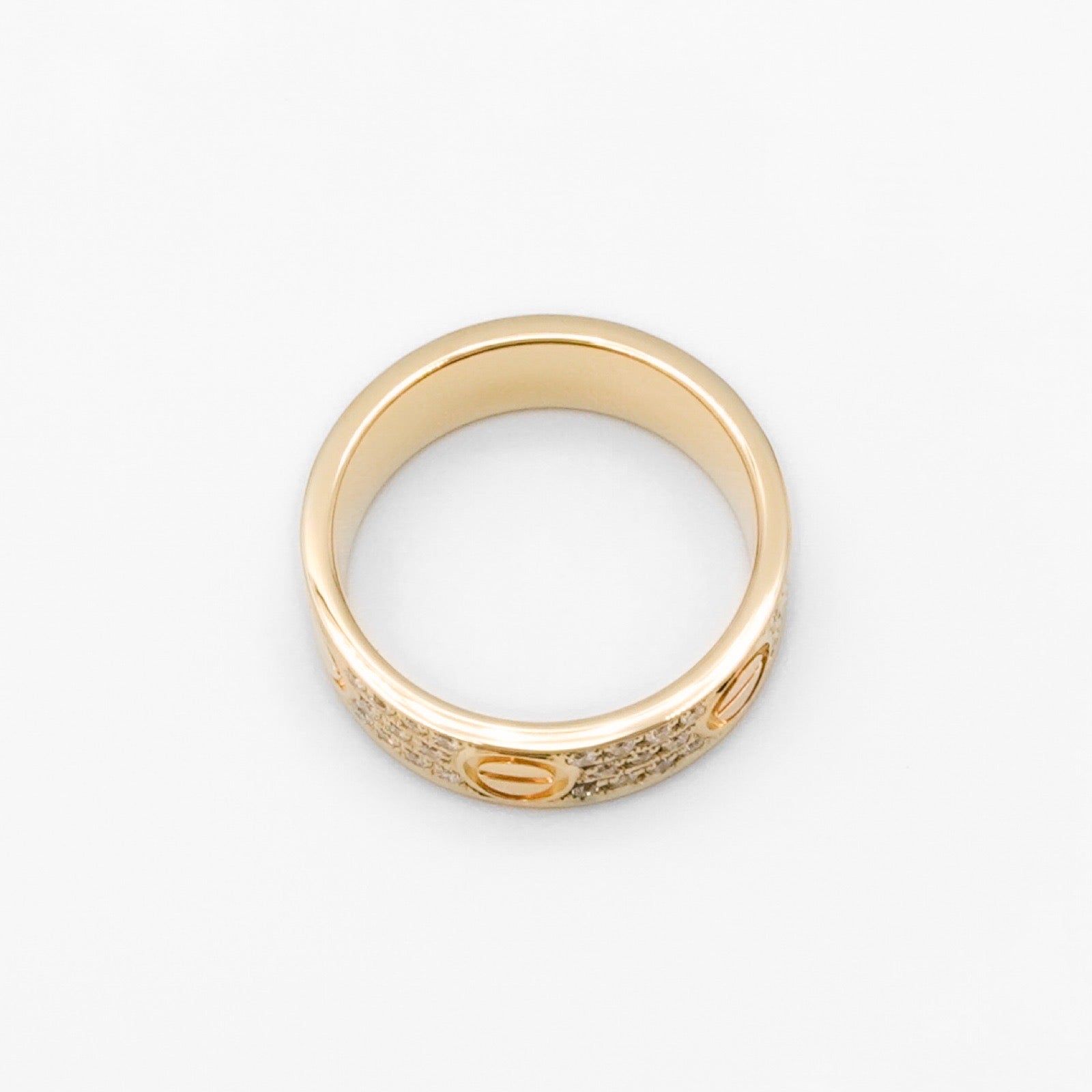 Love Ring Size 10 YG Diamond