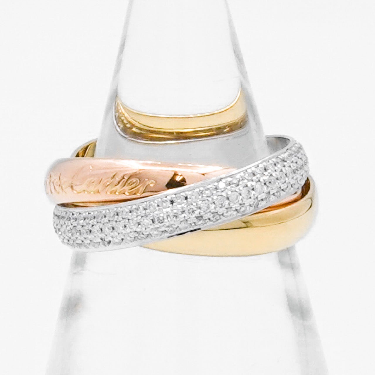 Trinity ring size 11 with diamonds