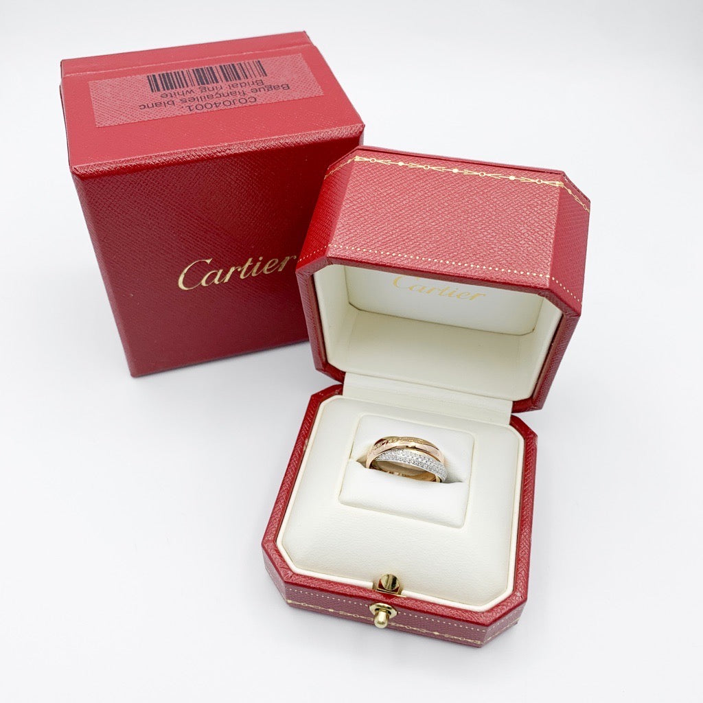 Trinity ring size 11 with diamonds