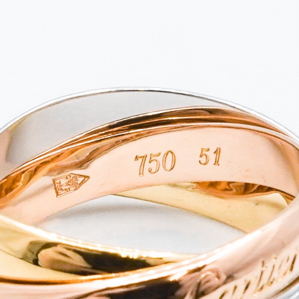Trinity ring size 11 with diamonds