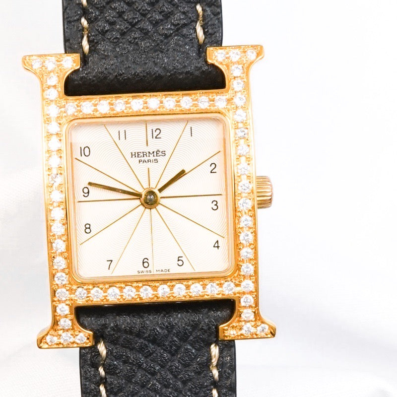 美品 Hウォッチ アフターダイヤ オレンジ文字盤 楽天市場】【ウォッチ