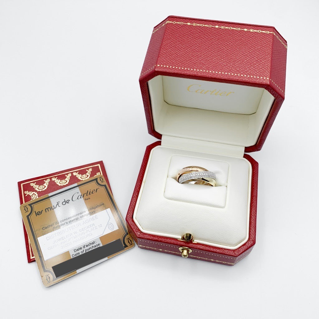 Trinity ring size 9 diamond