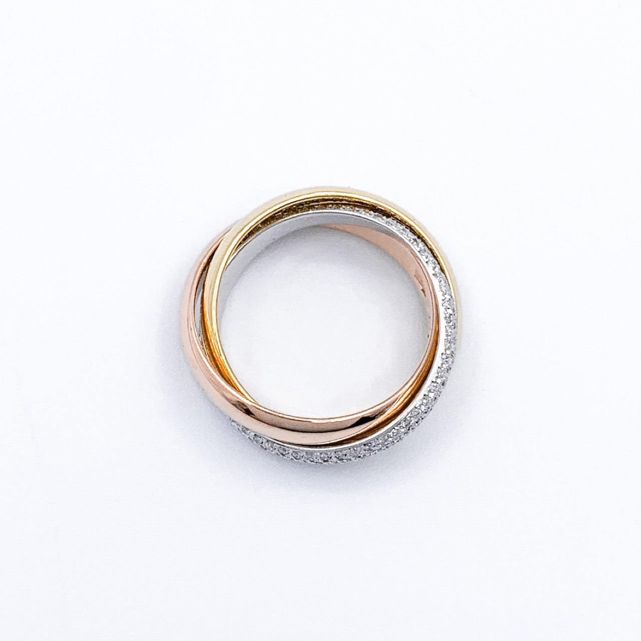 Trinity ring size 9 diamond