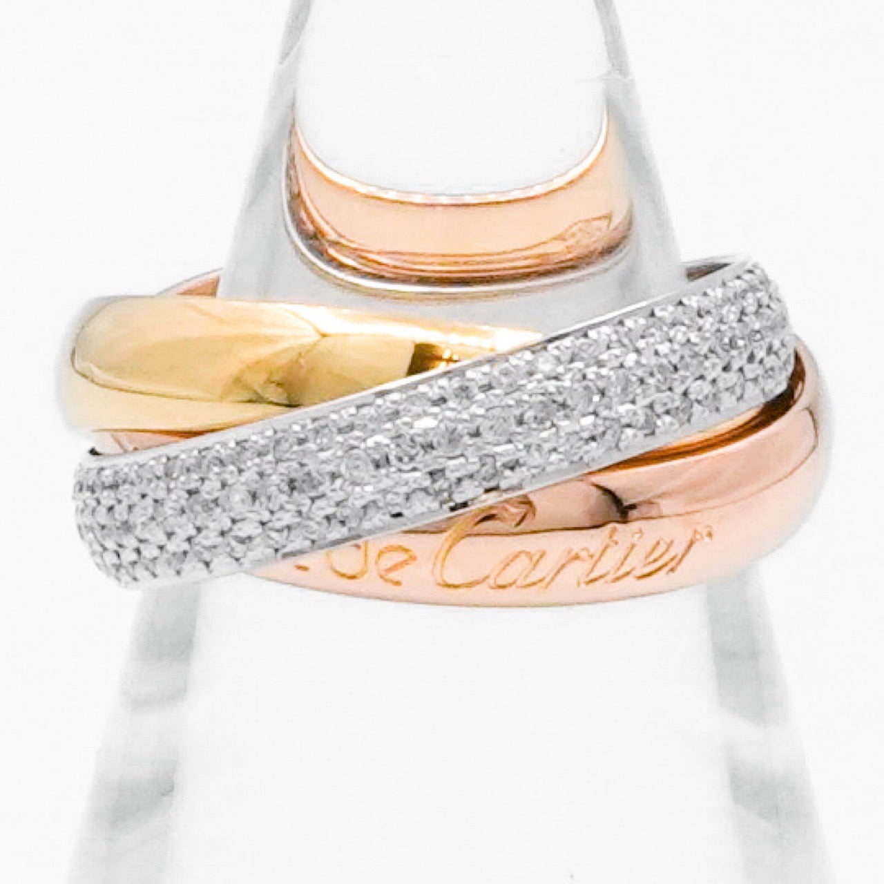 Trinity ring size 8 diamond