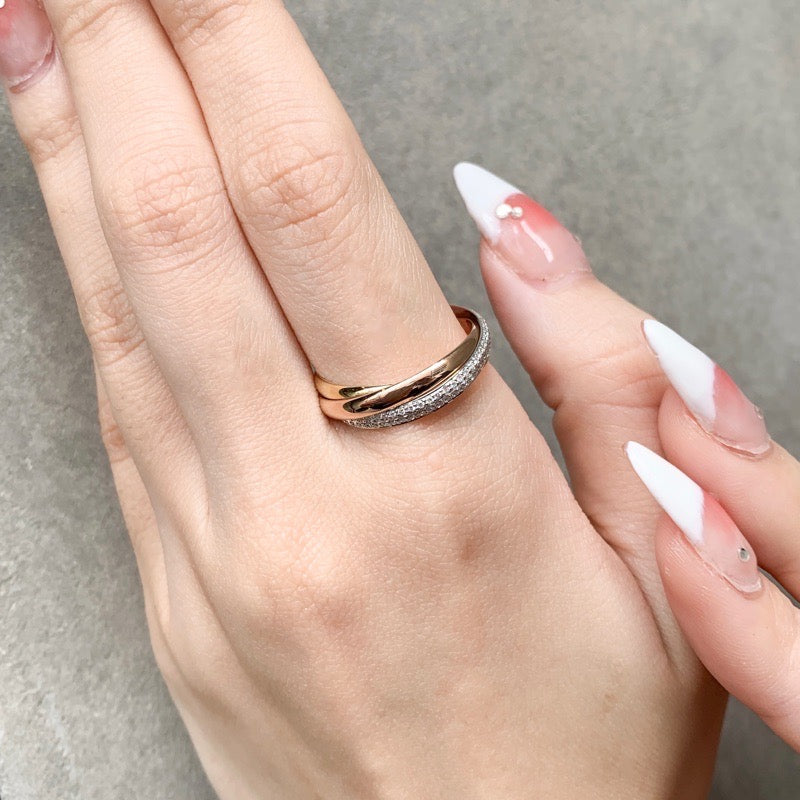 Trinity ring size 16 SM diamond