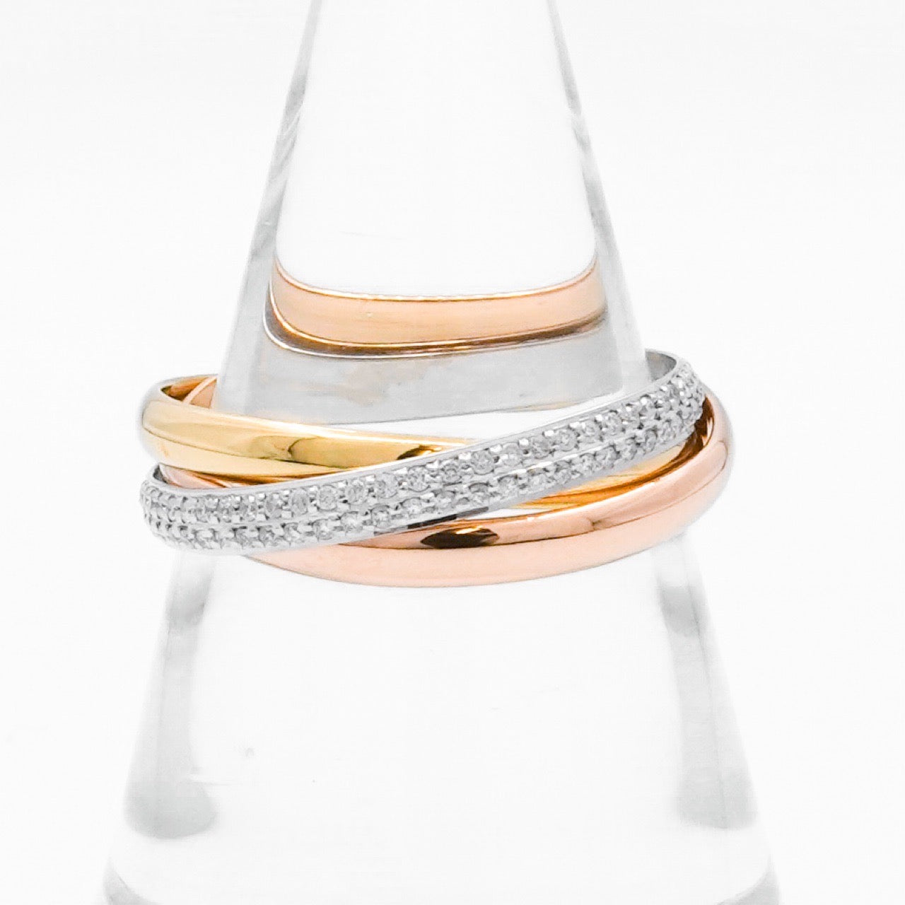 Trinity ring size 16 SM diamond