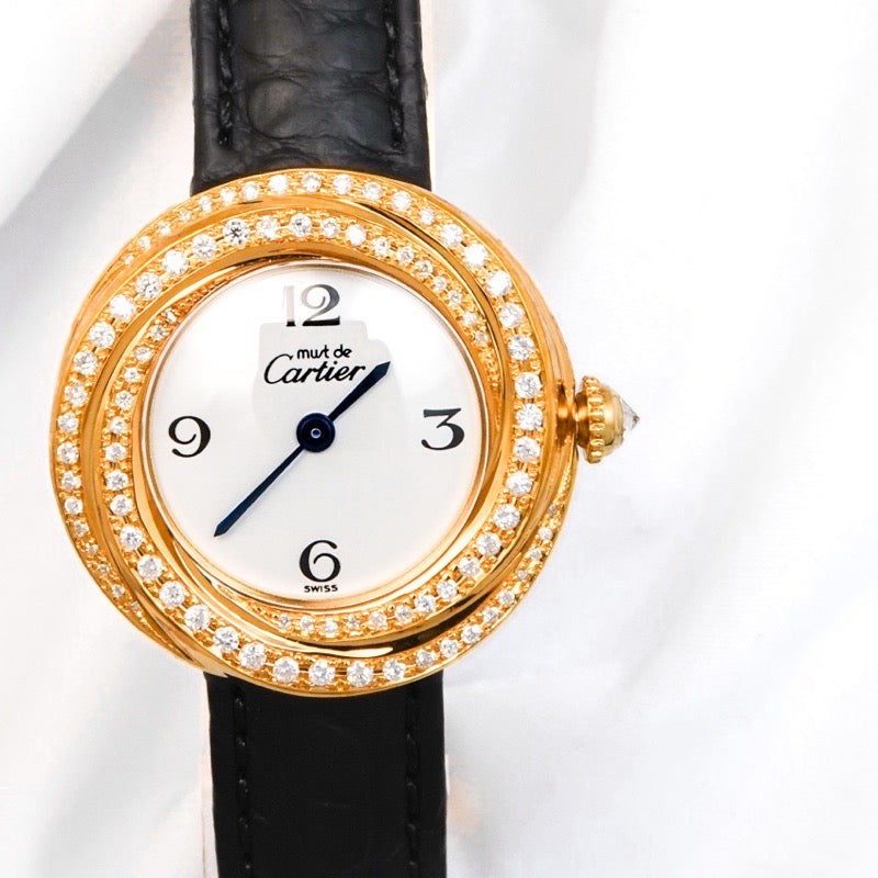 Trinity SM Flying Arabic Dial Gold Diamond