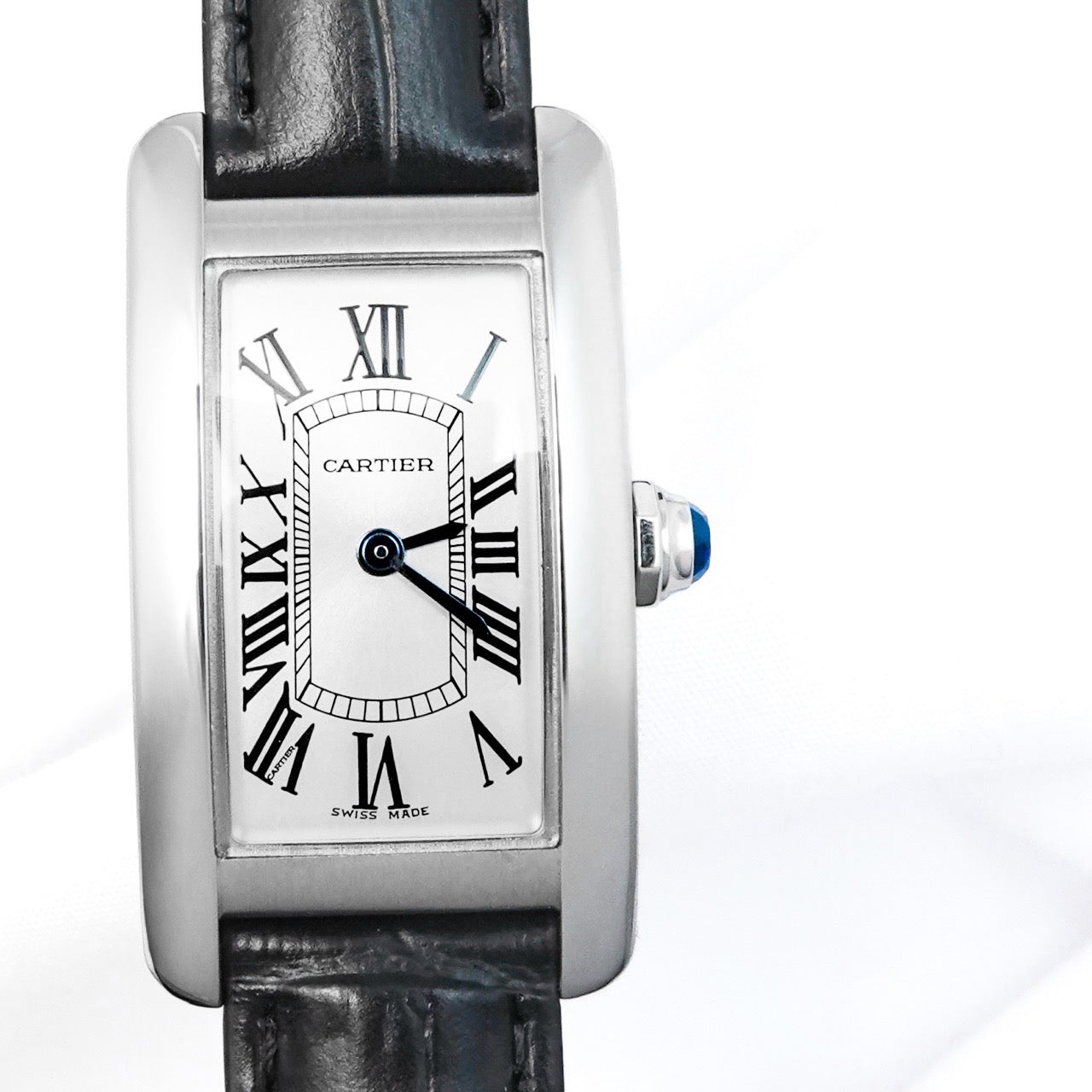 ⭐︎最終値下げ⭐︎【極美品】Cartier タンクアメリカン　スモールモデル タンクアメリカン SM SS レザー – LE MIRAIS Collection