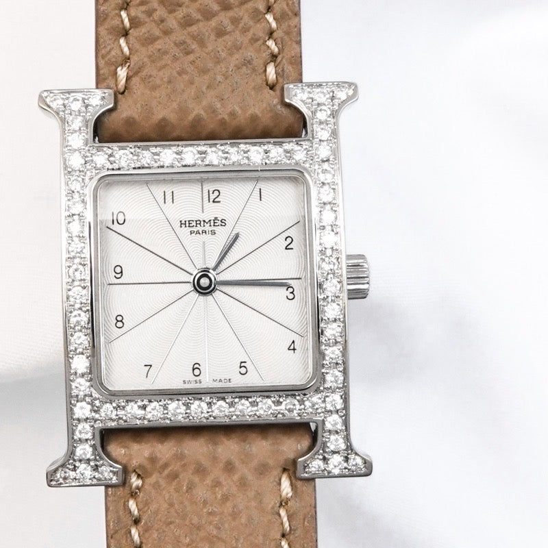Hウォッチ 白文字盤 シルバー ダイヤ – LE MIRAIS Collection