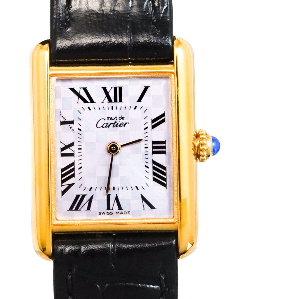 銅タングステン(年始セール) 中古】CARTIER MUST TANK SMALL MODEL 2003 CHRISTMAS LIMITED