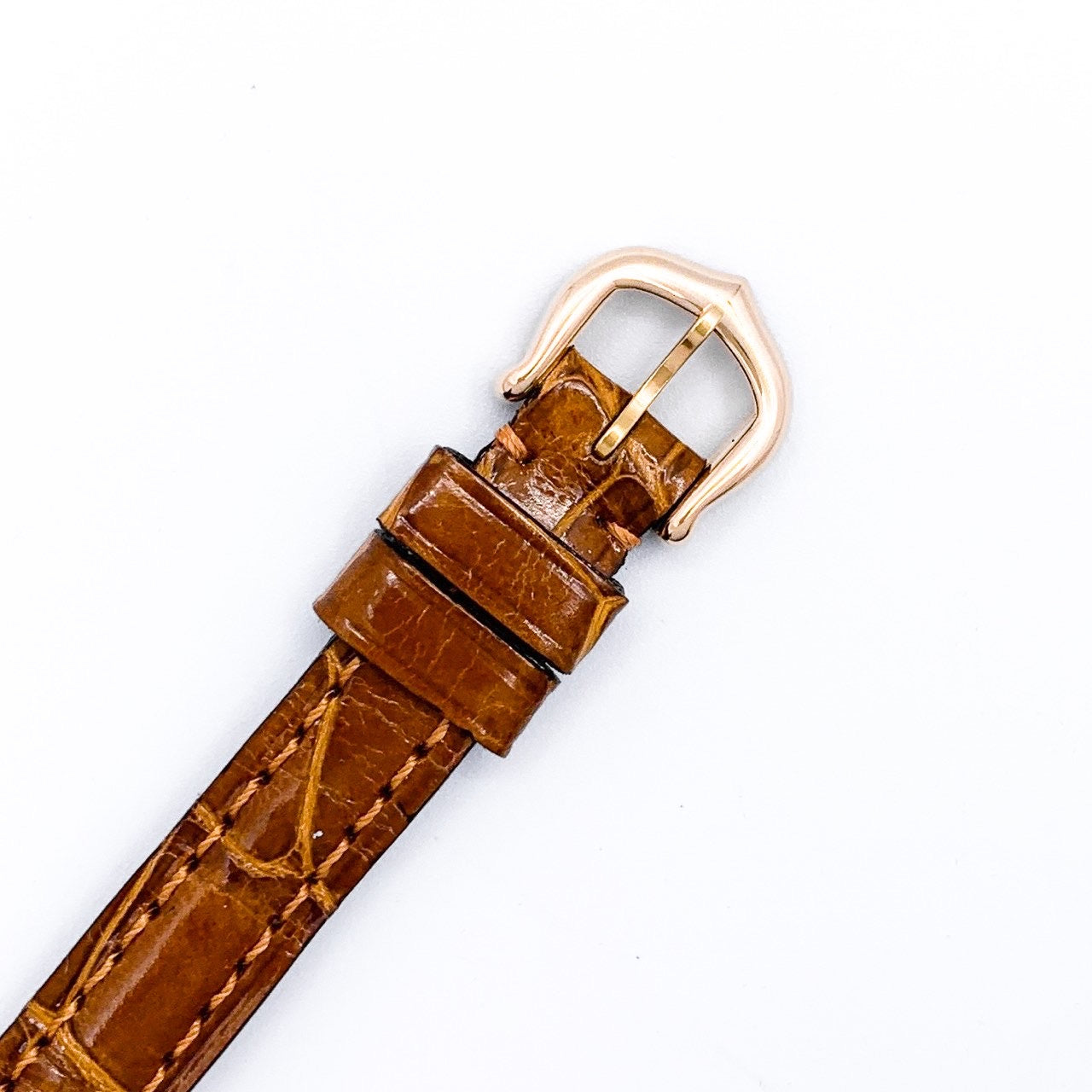 Mini Baignoire K18PG Pink Shell Dial Leather