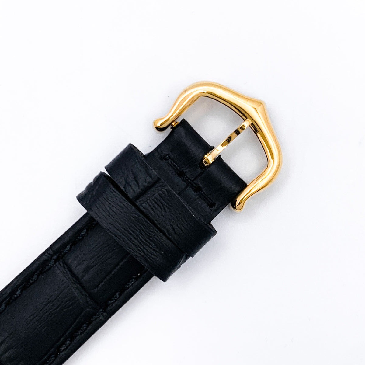 Must de Cartier Tank SM, manual-wind, black dial, gold