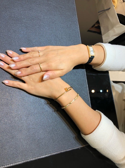 T様【CARTIER/ラブブレス #16 SM YG ダイヤ】