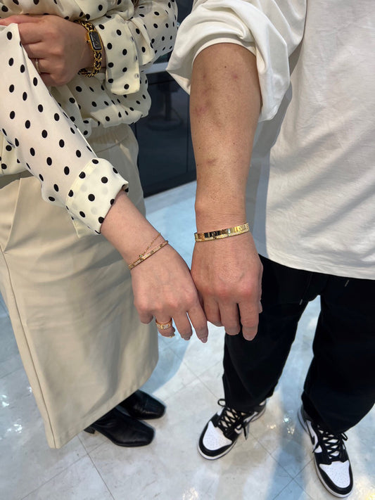 M様【CARTIER/ラブブレス #17 SM PG ダイヤ・ラブブレス #20 SM YG ダイヤ】