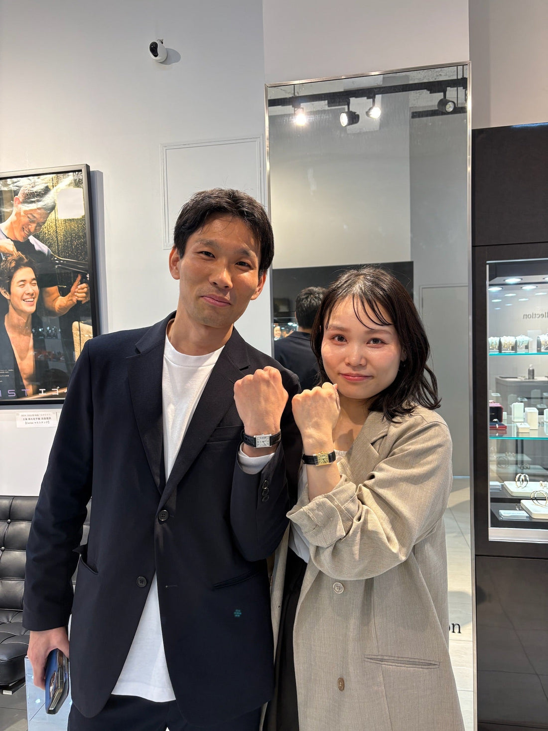 S様【 CARTIER /マストタンク SM ベージュローマン文字盤  ゴールド/マストタンクLM ホワイトローマン文字盤 シルバー】