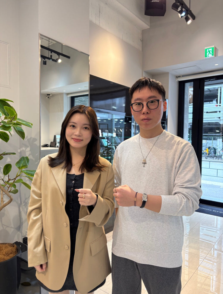 S様.W様【 CARTIER / タンクアメリカンSM K18＆トリニティリング】