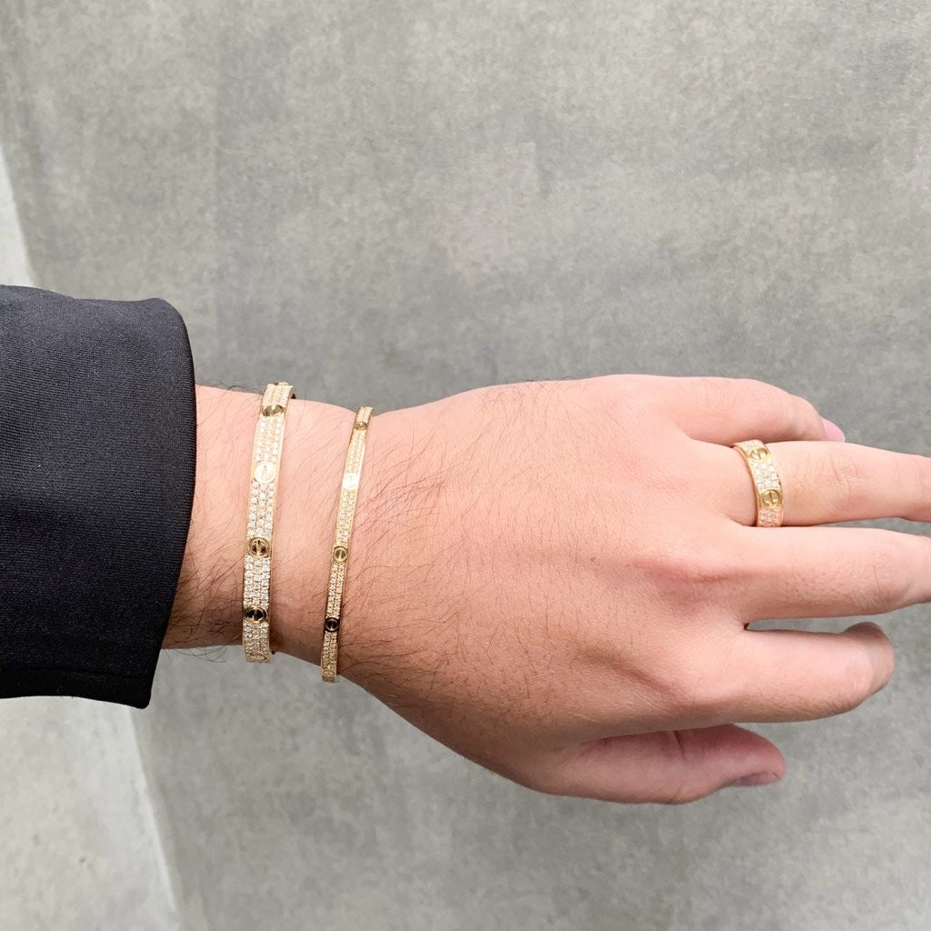 Love Bracelet #19 New YG Diamond
