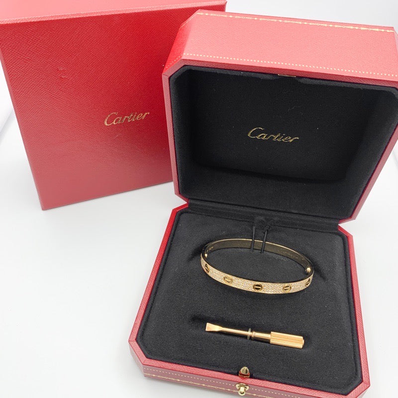 Love Bracelet #18 New YG Diamond 