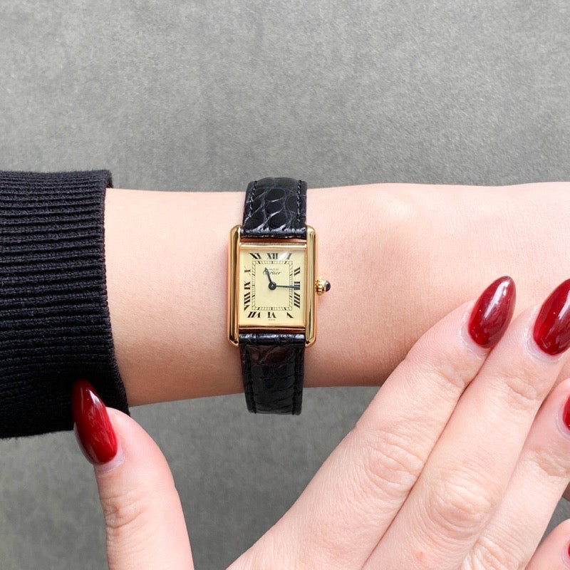 マストタンク SM ベージュローマン文字盤 ゴールド