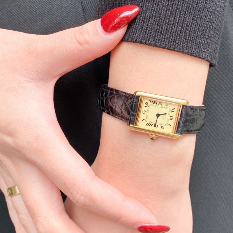 マストタンク SM ベージュローマン文字盤 ゴールド