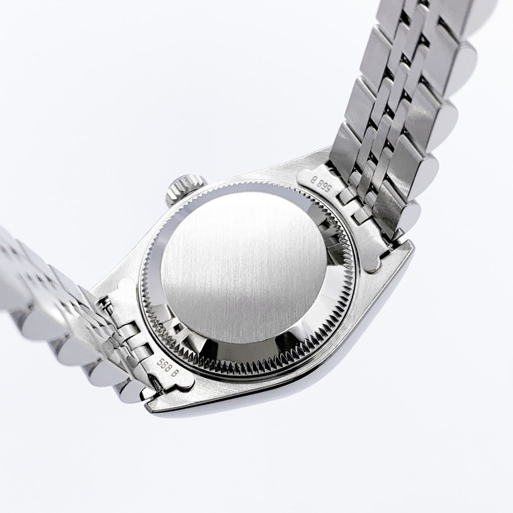 デイトジャスト 10P 新ダイヤ 彫りコンピューター文字盤 シルバー　79174G