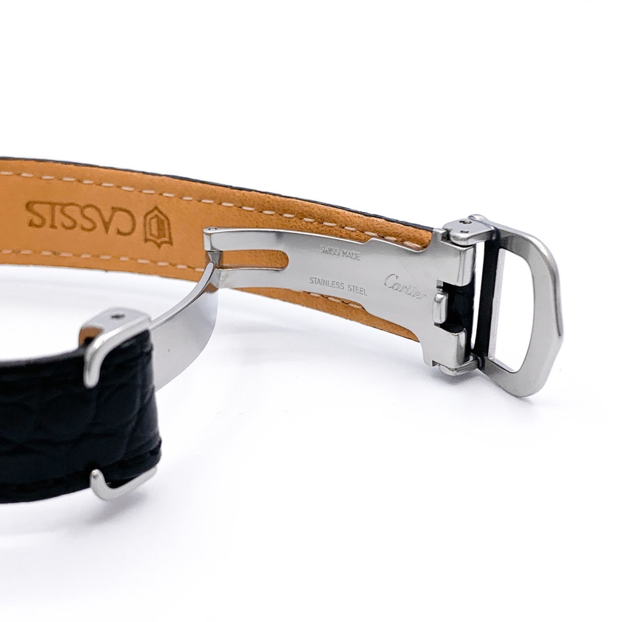 マストタンク MM ブルーシェルアラビア文字盤 シルバー