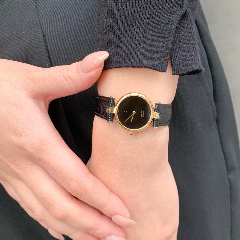 ヴァンドーム SM 黒文字盤 ゴールド