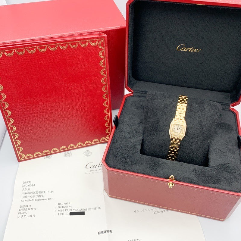 Panther Mini K18YG Art Deco 真双钻