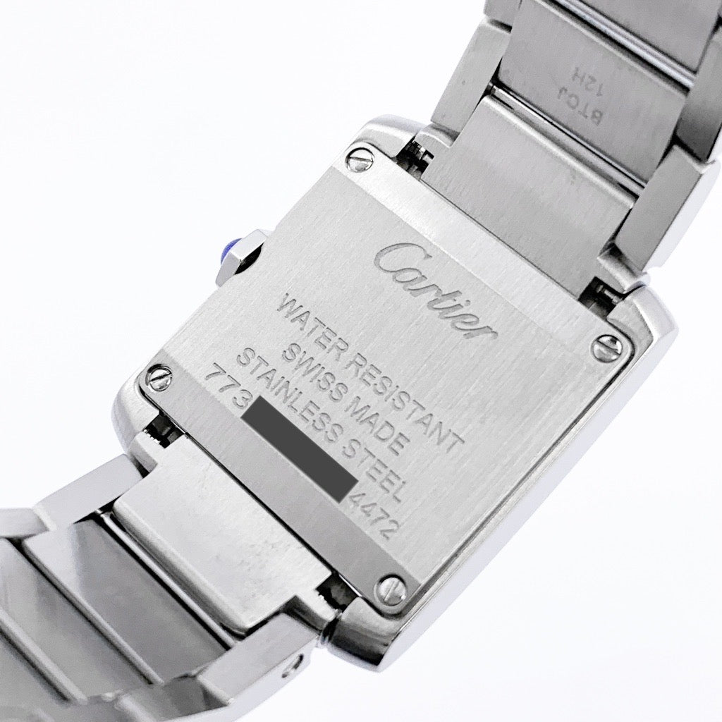 タンクフランセーズ 現行 SM SS シルバー文字盤