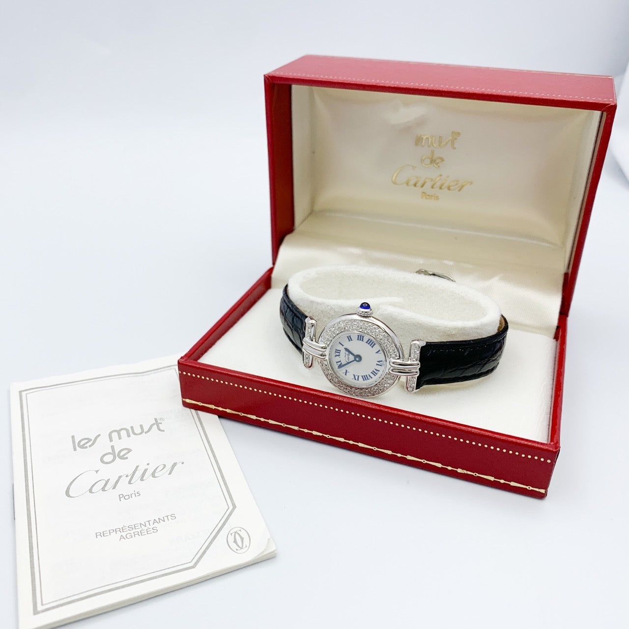 Mast Corise Roman Dial Silver Double Diamond 