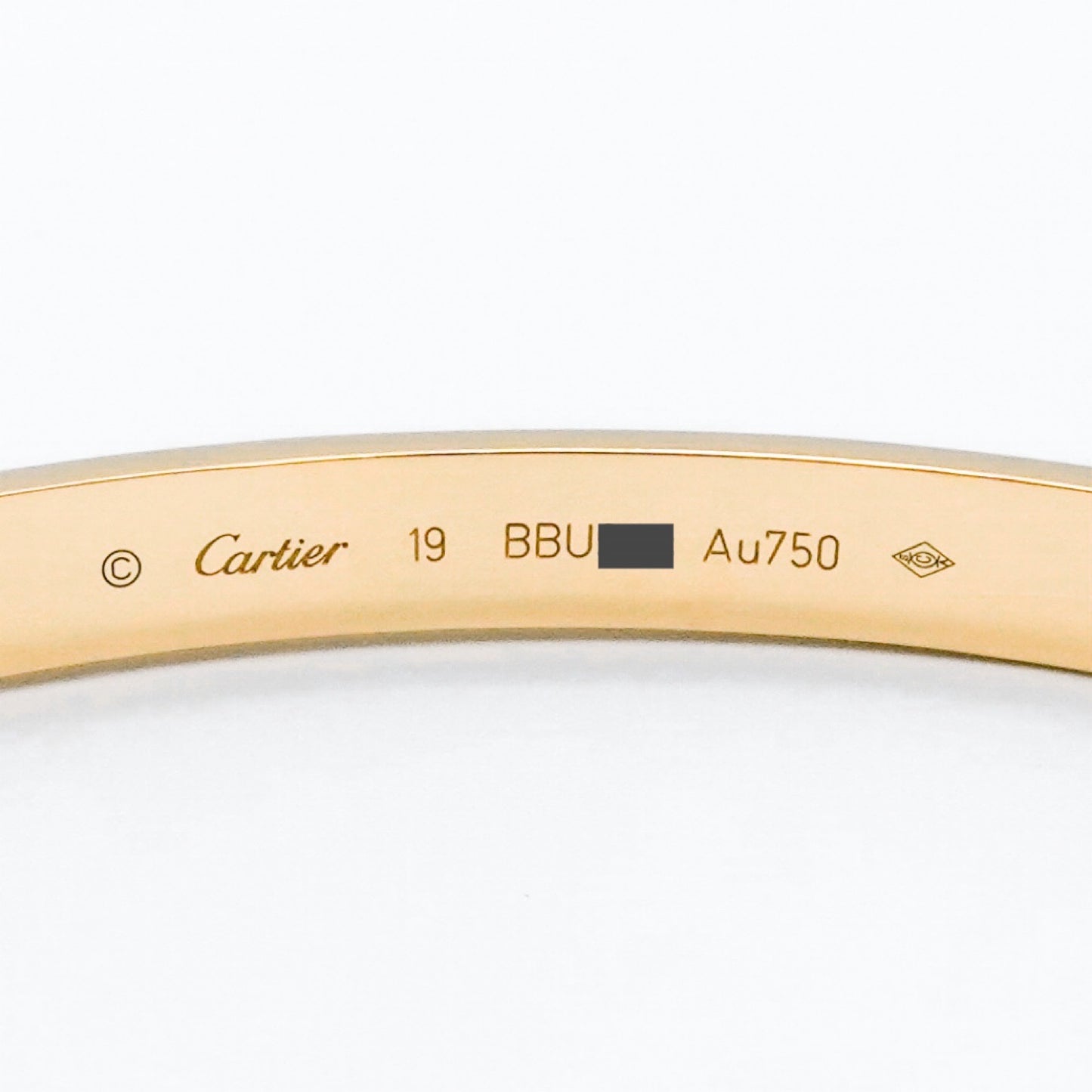 Love Bracelet #19 New YG Diamond