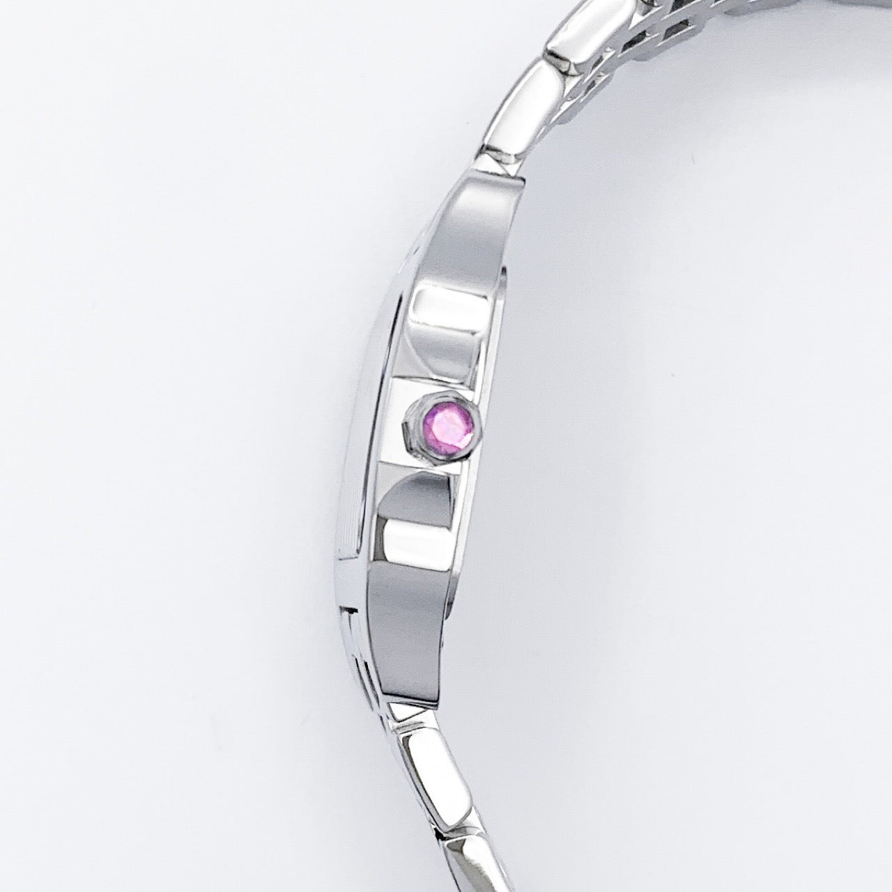 サントスドゥモワゼル SM SS ピンクシェル文字盤