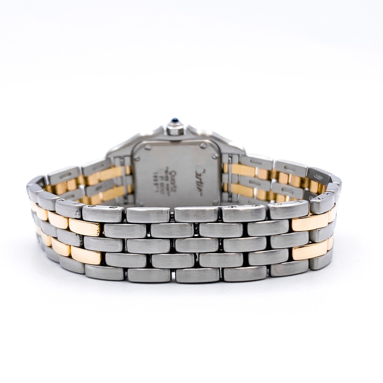 コンプリート済！美品 カルティエ パンテール 2ロウ SM 外装磨き済 Cartier】カルティエ パンテールSM 2ロウ 18KYG×SS カルティエ