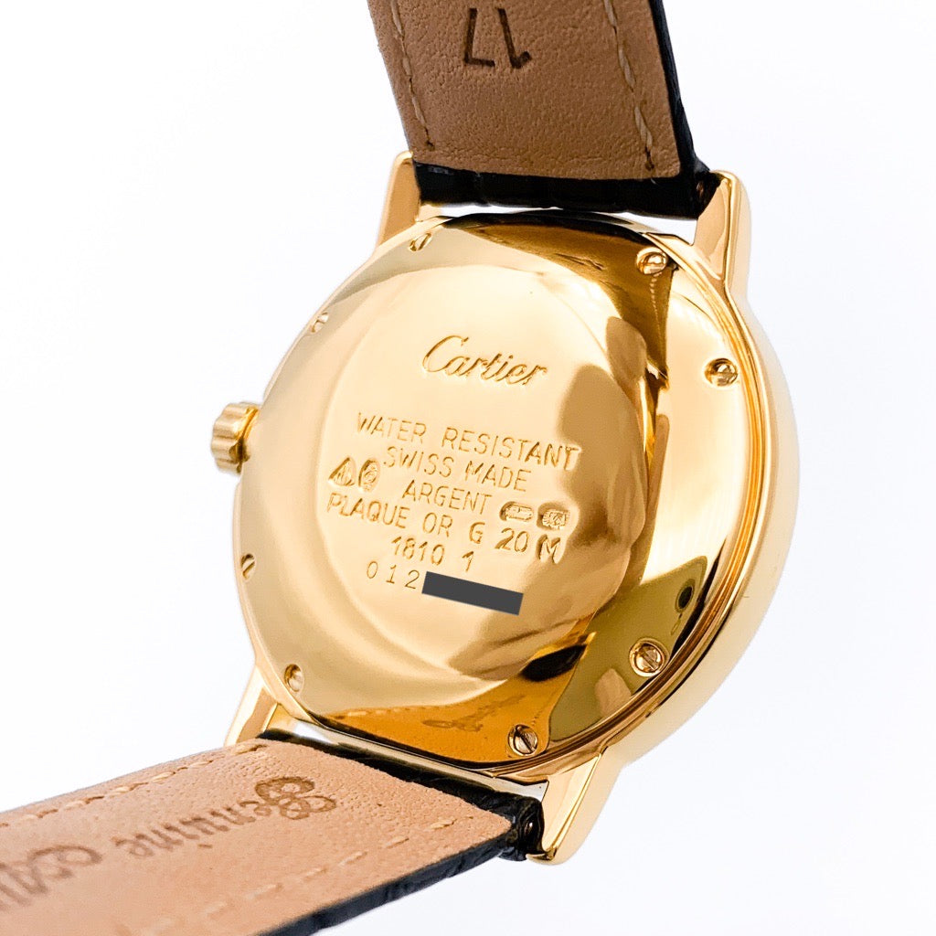 マストロンド スモールセコンド ゴールド レザー