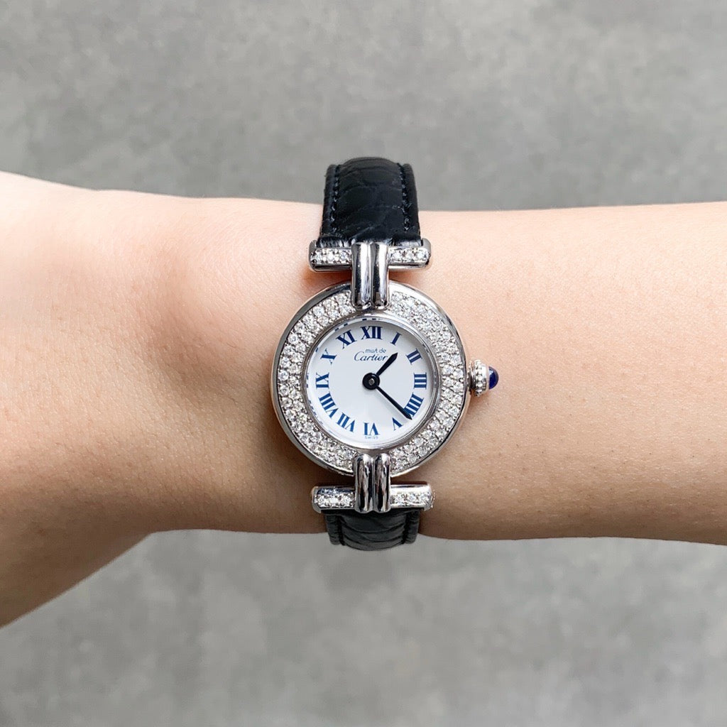 Mast Corise Roman Dial Silver Double Diamond 