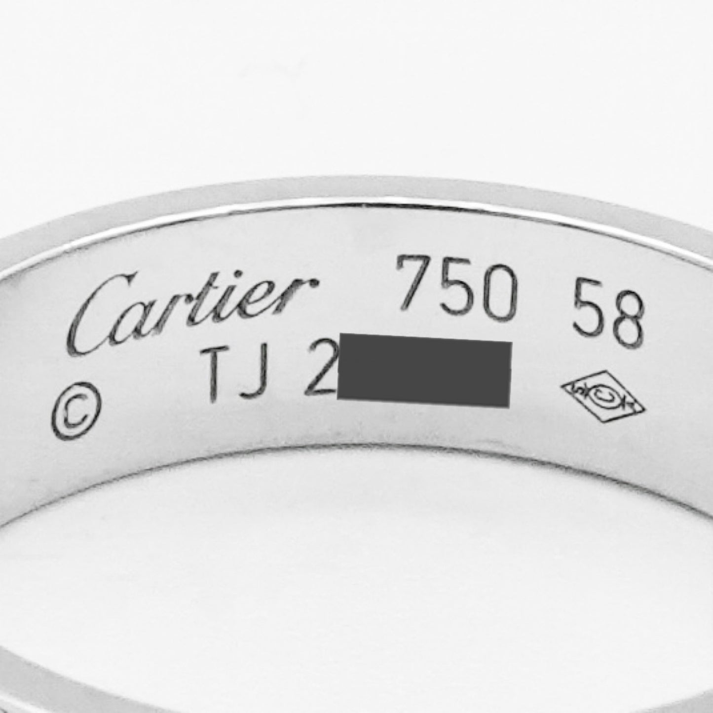 Love Ring Size 18 WG Diamond 