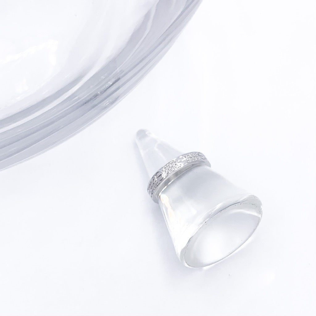 Mini Love Ring Size 19 WG Diamond 