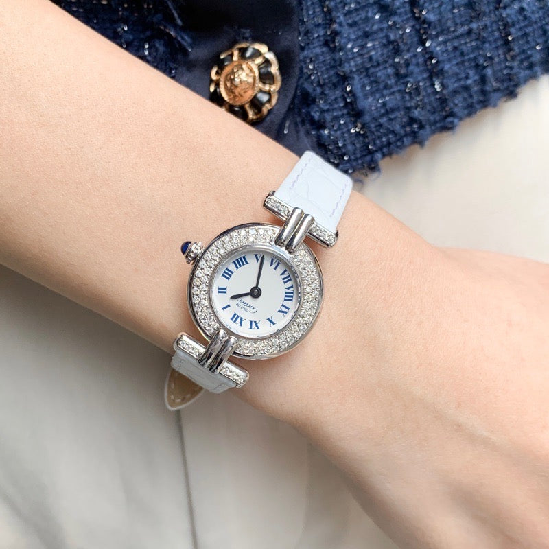 Mast Corise Roman Dial Silver Double Diamond 