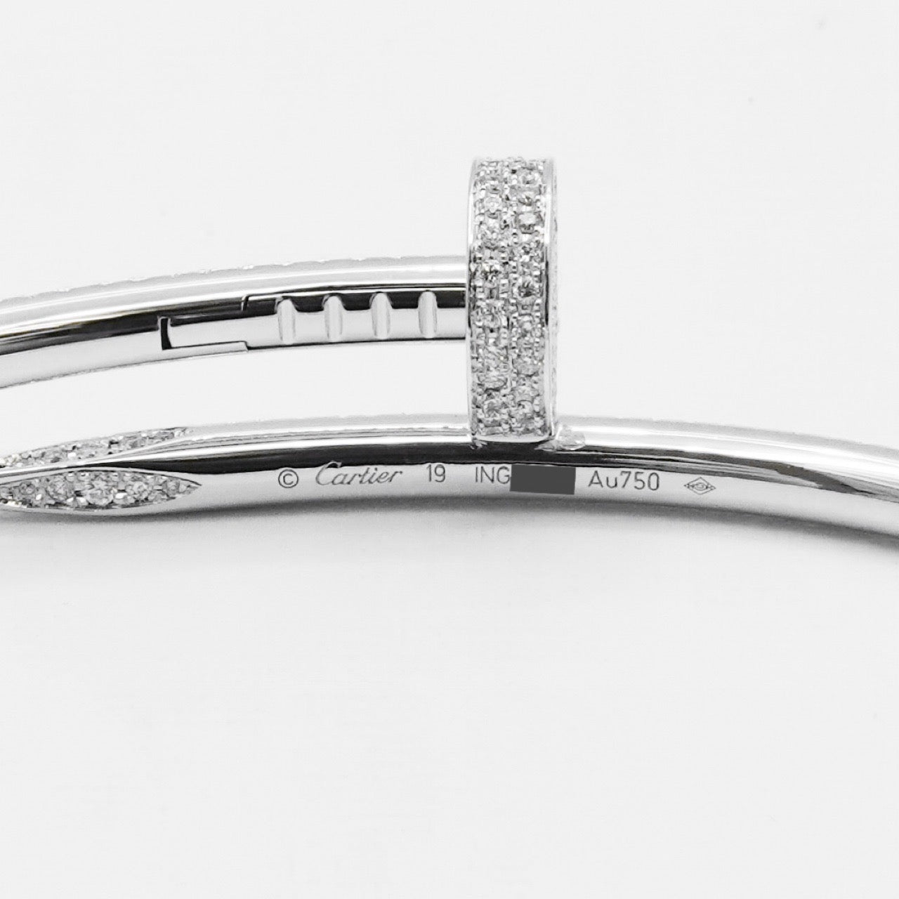 【ダイヤ加工事例】ジュストアンクルブレス　18号