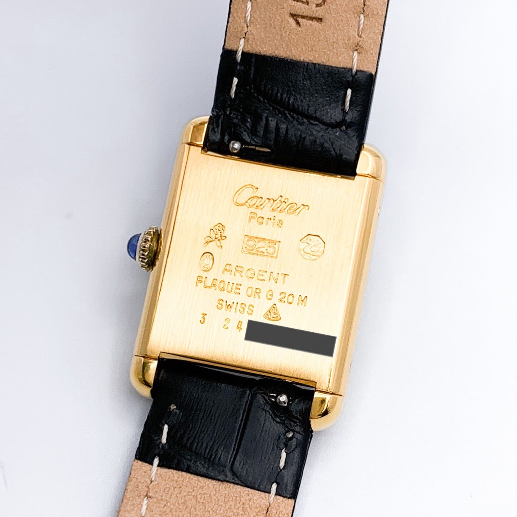 マストタンク SM 手巻き ベージュローマン文字盤 ゴールド