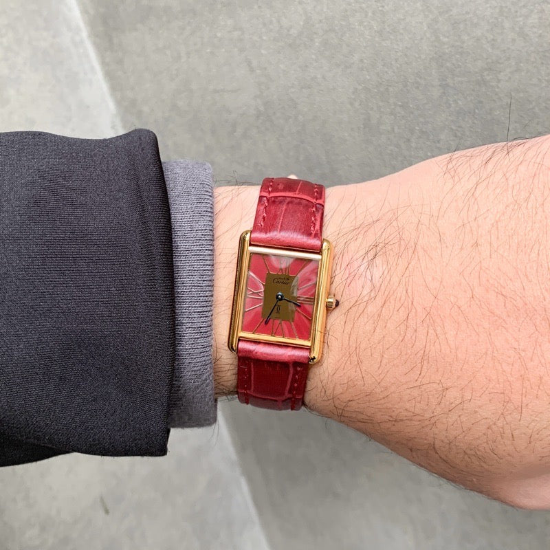 Mast Tank LM Red Big Roman Dial Gold 