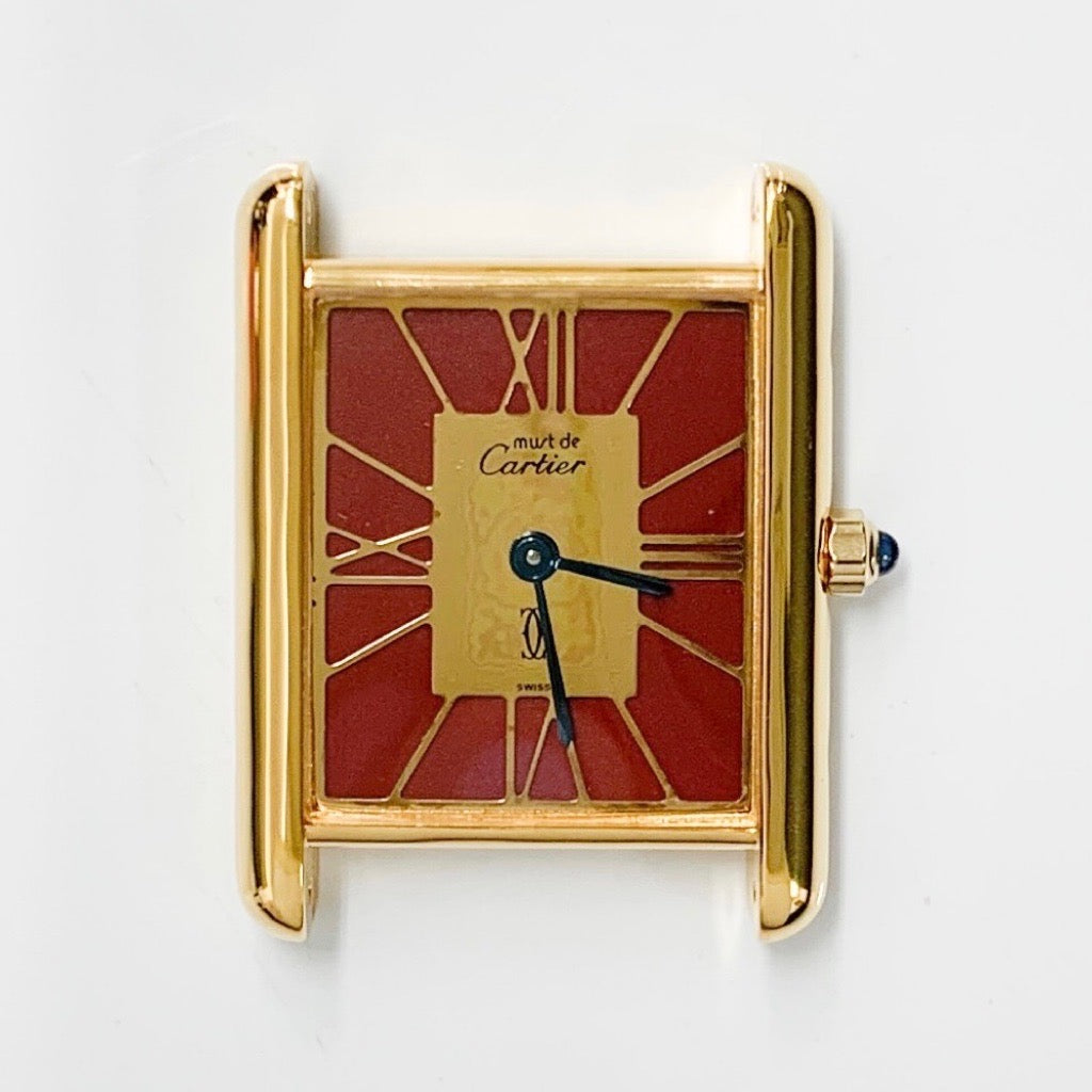 マストタンク LM レッドビックローマン文字盤 ゴールド