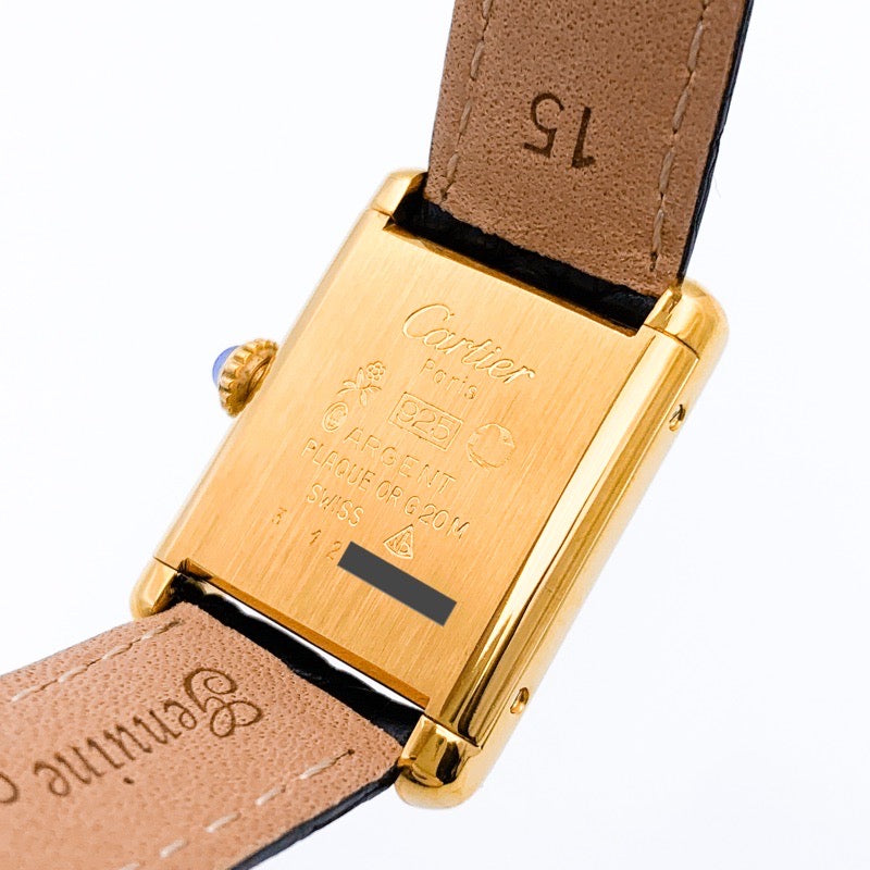 マストタンク SM 手巻き 黒文字盤 ゴールド