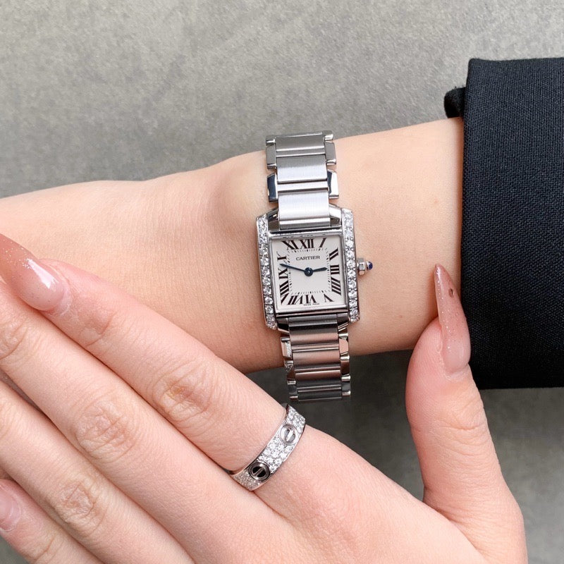 【钻石定制案例】坦克系列腕表 Tank Française SM SS