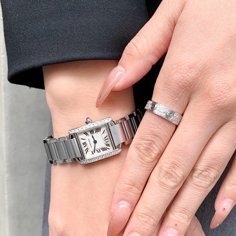 【钻石定制案例】坦克系列腕表 Tank Française SM SS