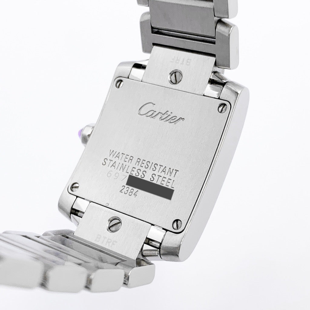 タンクフランセーズ SM SS ピンクシェル文字盤