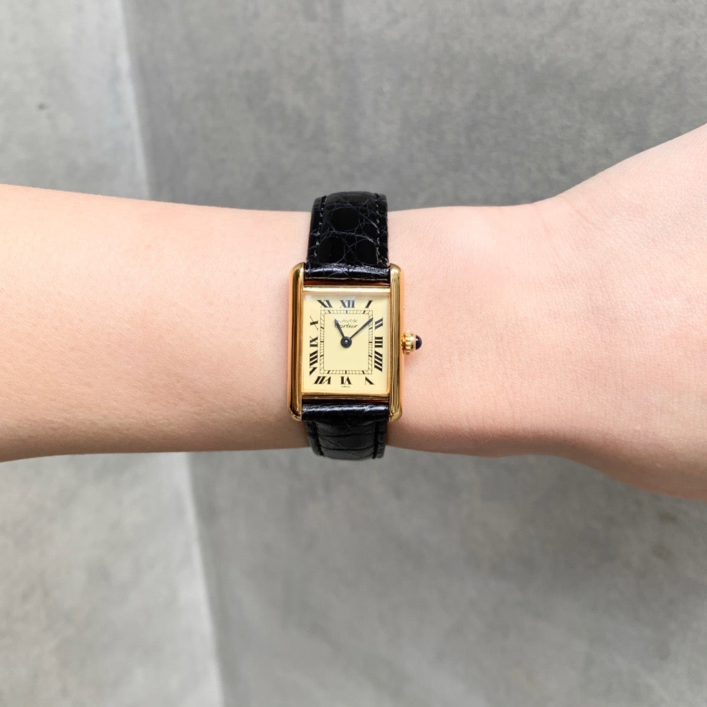 マストタンク SM ベージュローマン文字盤 ゴールド