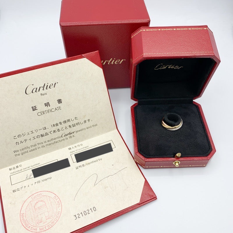 Trinity ring size 9 SM diamond