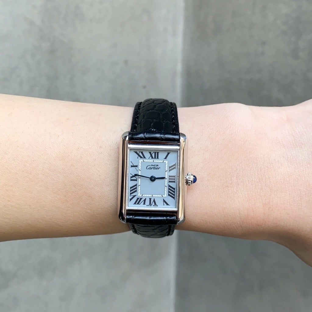 マストタンク MM パステルブルー文字盤 シルバー